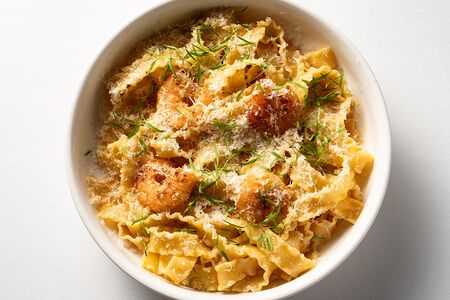 Паста с креветками