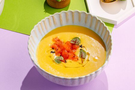 Крем-суп из лосося 