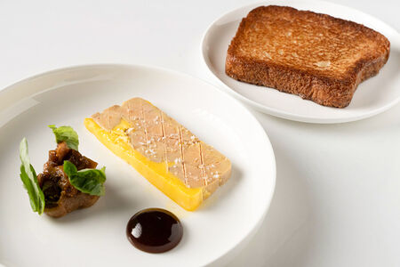 Террин из фуа-гра с инжиром