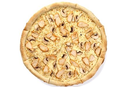  Пицца Сырный цыпленок с грибами