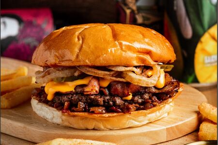 Крафт бургер Двойной бекон