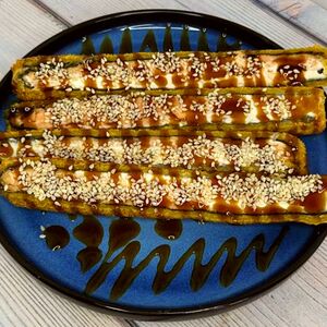 Стрипс-ролл Сливочный лосось 