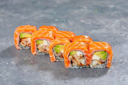 Сяке унаги ролл