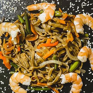 Соба с креветкой