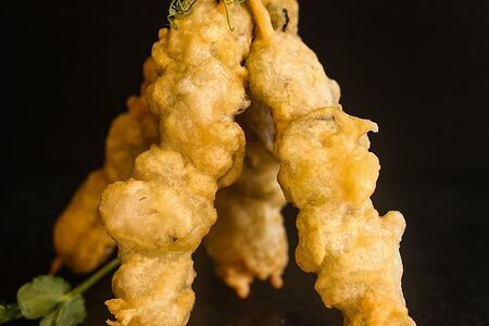 Мидии темпура