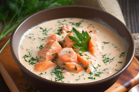 Суп Сливочный лосось