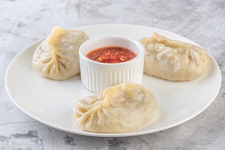 Манты с говядиной и картофелем