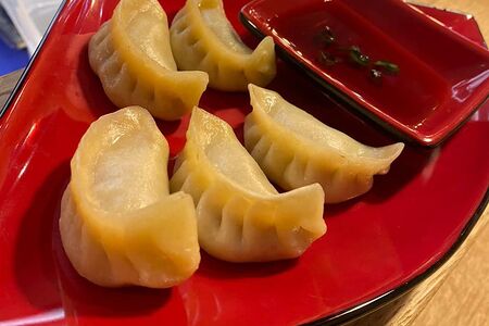 Гёдза с креветками