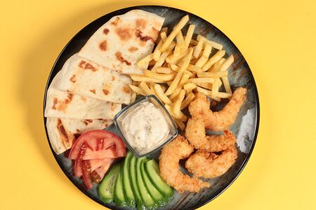 Мирида с тигровыми креветками