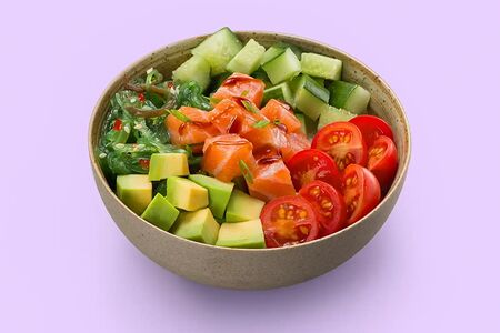 Поке с лососем