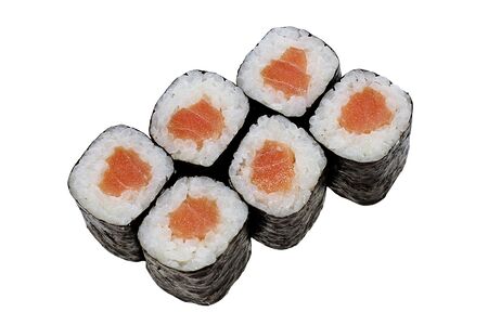 Мини-ролл с лососем