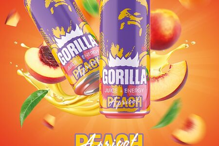 Напиток энергетический Gorilla Персик и абрикос