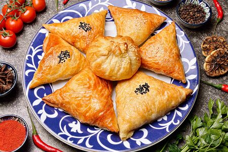 Самса с картофелем