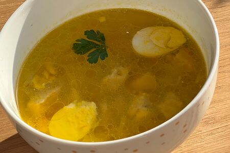 Куриный супчик с лапшой