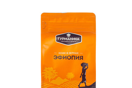 Кофе Эфиопия жареный в зернах 250гр