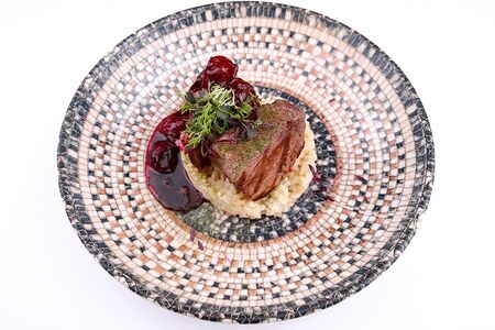 Филе миньон с булгуром