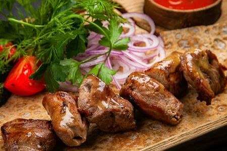 Шашлык из мякоти свинины