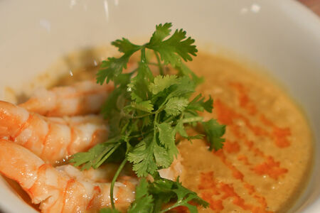 Чечевичный с креветкой