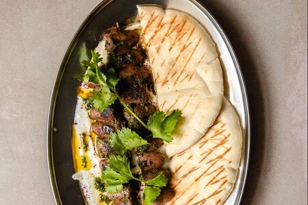 Шашлык из куриных сердец