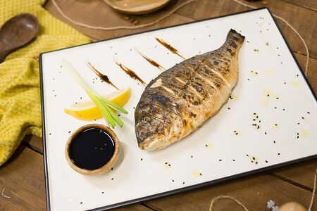 Радужная форель на мангале