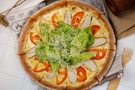 Цезарь с курицей