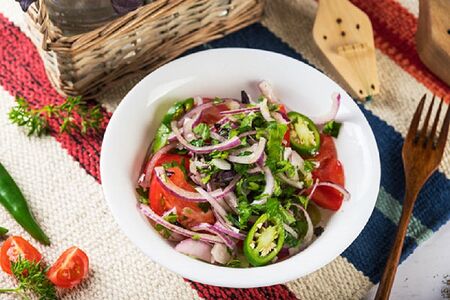 Овощной салат по-грузински