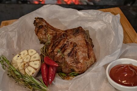 Стейк говядина на кости