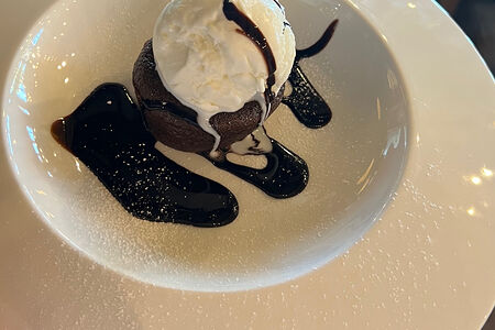 Шоколадный фондан