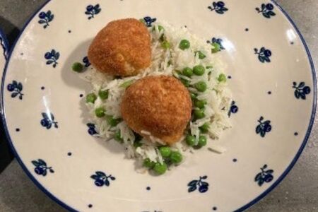 Крокеты из лосося с рисом