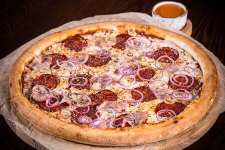 Пицца Пепперони c беконом