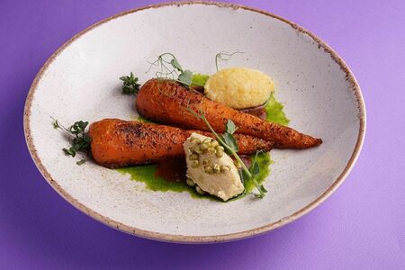 Печеная морковь