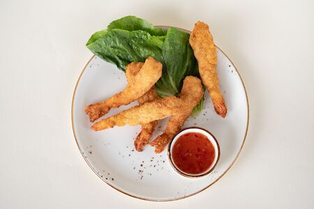 Креветки темпура