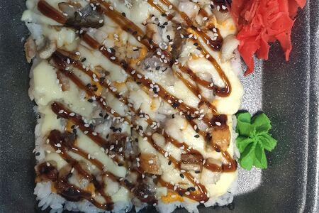 Суси-пицца с угрем