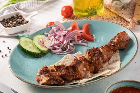 Шашлык из cвинoй шеи