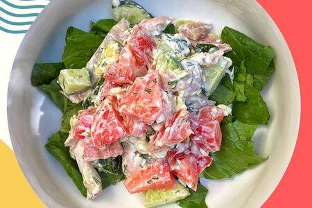 Курица фета-томат