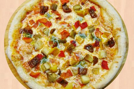 С печеными овощами