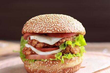 Бургер Кордон блю