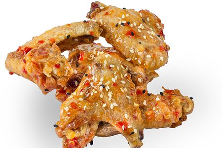 Куриные крылья в соусе сладкий чили