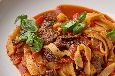Тальятелле с телятиной