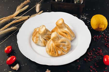 Хинкали обжаренные с бараниной