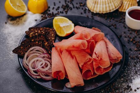 Строганина из Тунца