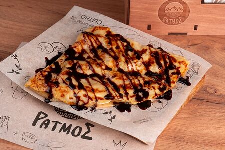 Блинчик с шоколадом и бананом