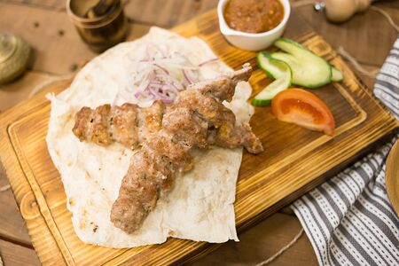 Люля-кебаб из баранины