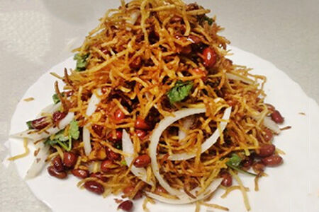 2 Салат картофельная стружка с арахисом