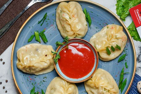 Манты с говядиной