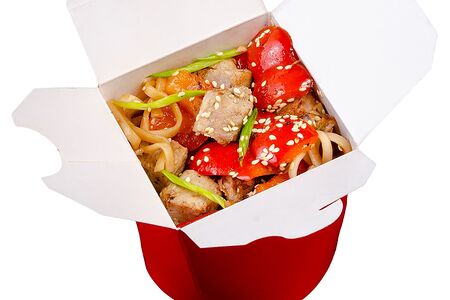 Wok с бужениной