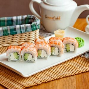 Филадельфия с королевской креветкой