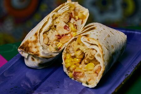 Буррито с цыпленком