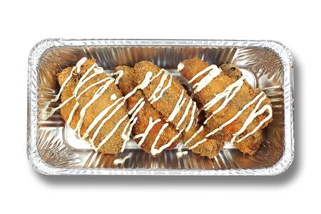 Крылья фри с чесночным соусом