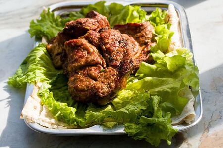 Шашлык из cвинoй шеи